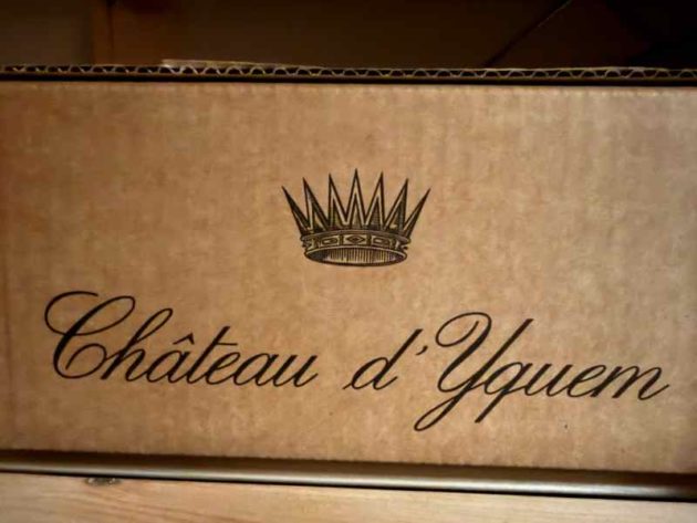 Château Yquem 2015 Sauternes label