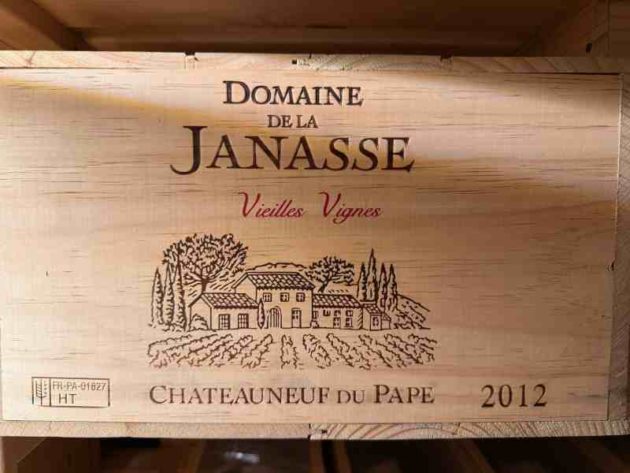 Janasse Vieilles Vignes 2012 Chateauneuf du pape 12x