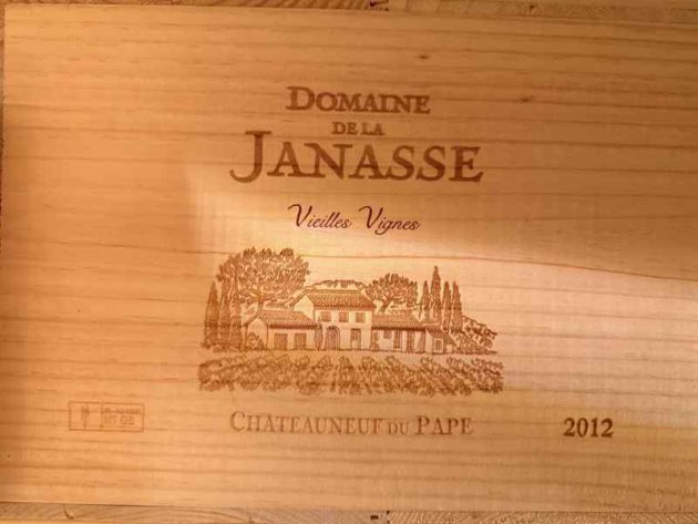 Janasse Vieilles Vignes 2012 caisse bois de 6 magnums