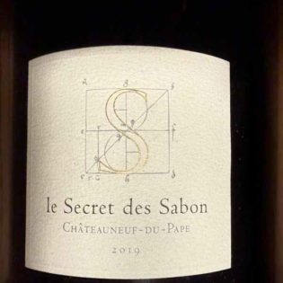Le Secret des Sabon 2019 chateauneuf du Pape
