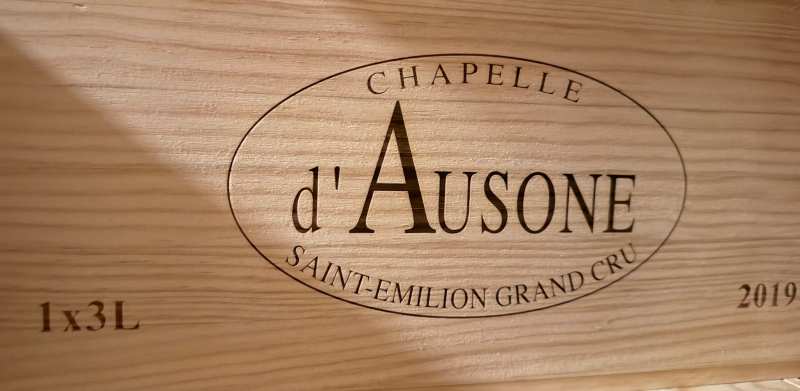 Bordeaux Chapelle Ausone double magnum 2019