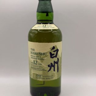 Hakushu 12 years old malt whisky 100th
