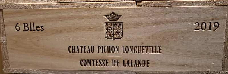 Château Pichon Longueville Comtesse 6 bouteilles 2019