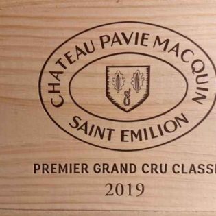 Bordeaux chateau Pavie Macquin 6 bouteilles 2019