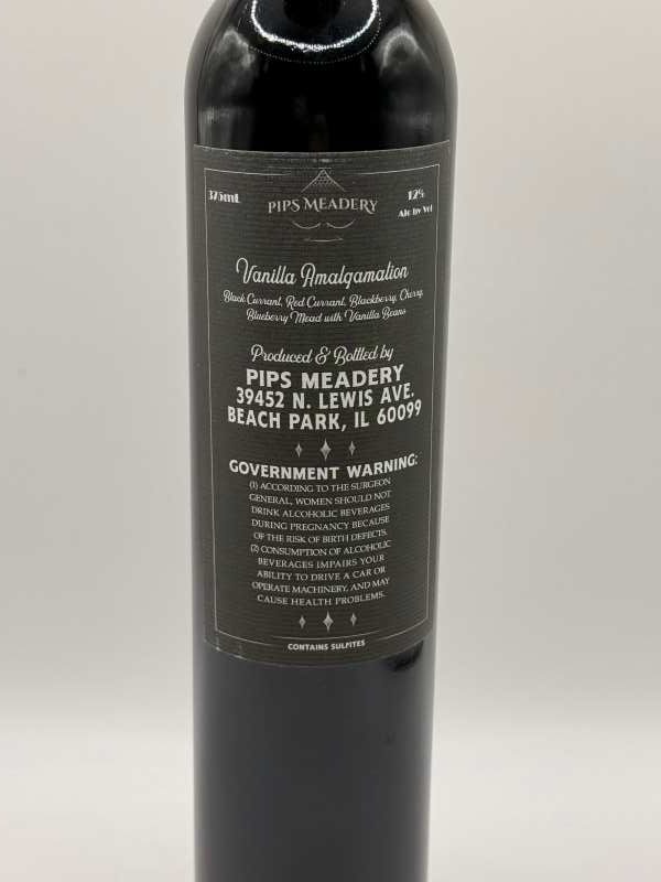 Pips Meadery Vanilla Amalgamation mead