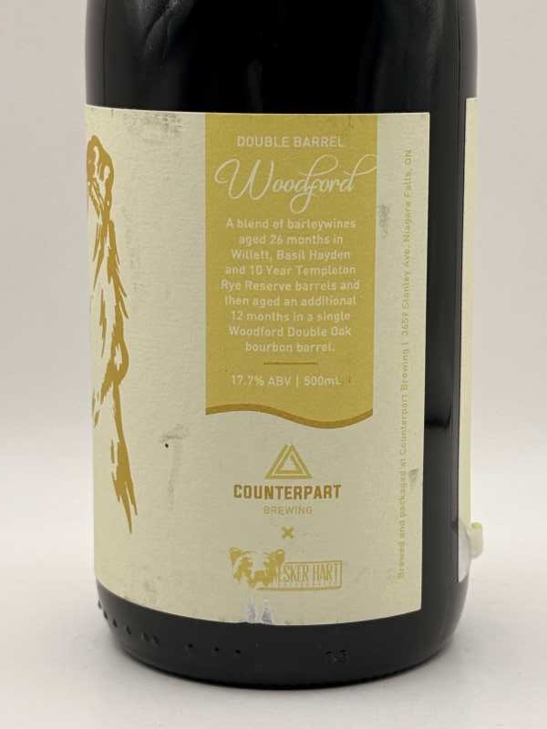 Counterpart Coniferous double barrel Woodford barleywine