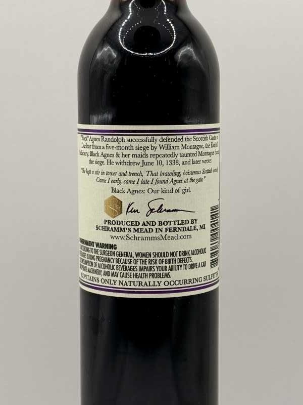 Schramms mead Black Agnes 17 melomel