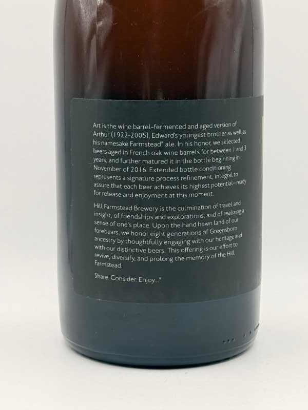 Hill Farmstead Art batch 6 2016 saison label