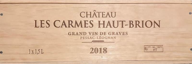 Château Les Carmes Haut-Brion 2018 Pessac-Léognan Bordeaux Magnum
