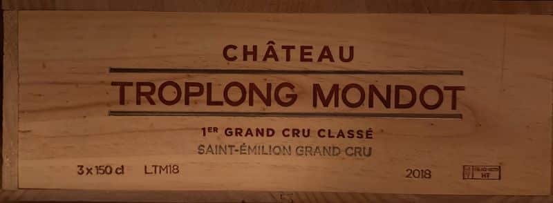 Château Troplong Mondot 2018 Saint-Émilion 1er GCC B 3x