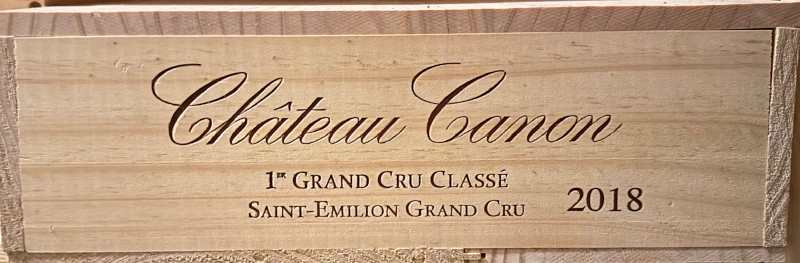 Château Canon 2018 Saint-Émilion 6x | Bordeaux