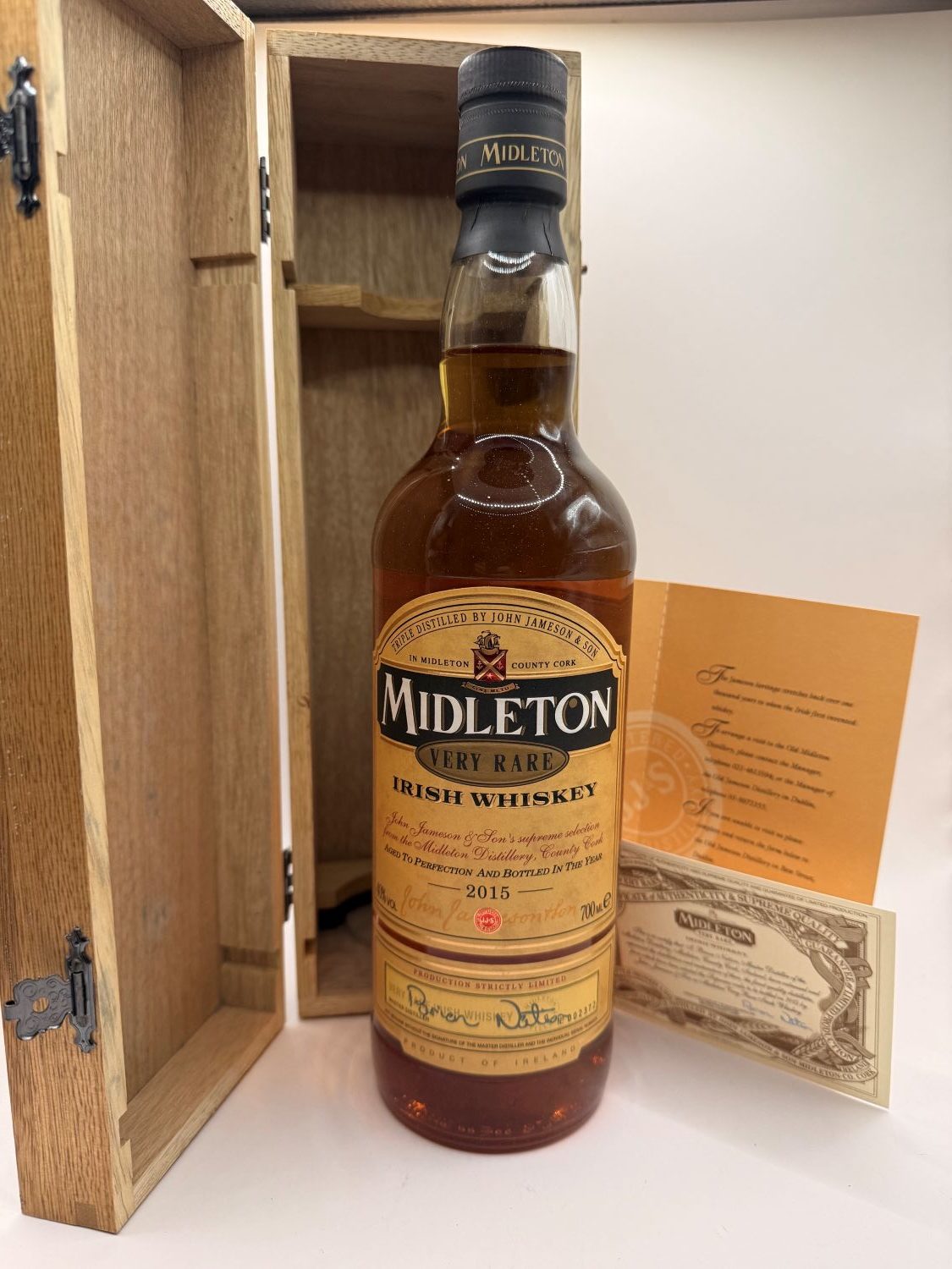 Midleton Very Rare 2015 Annual Release Irish Whiskey