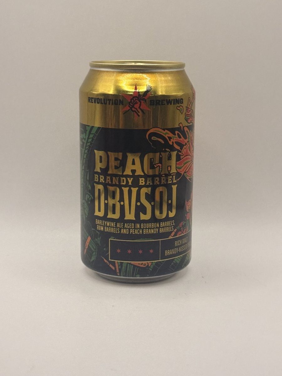 Revolution Brewing Peach Brandy Barrel D.B.V.S.O.J. | Barleywine