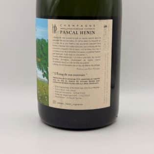 Henin Etang Souvenirs None Champagne — front label