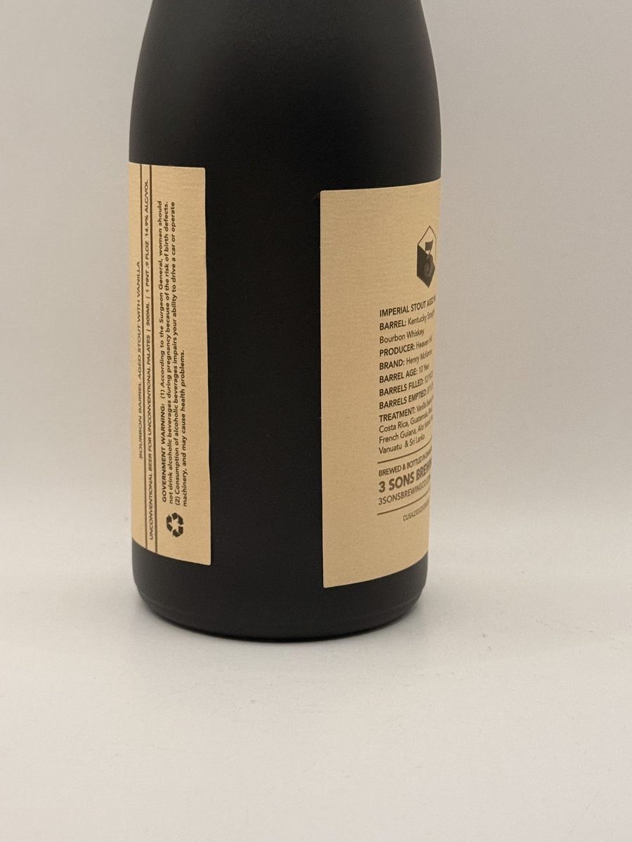 3 Sons Brewing Co. Vanilla Nectar | Imperial Stout
