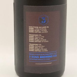 3 Sons Triple Barrel Select Sxxxy | Barrel-Aged Barleywine