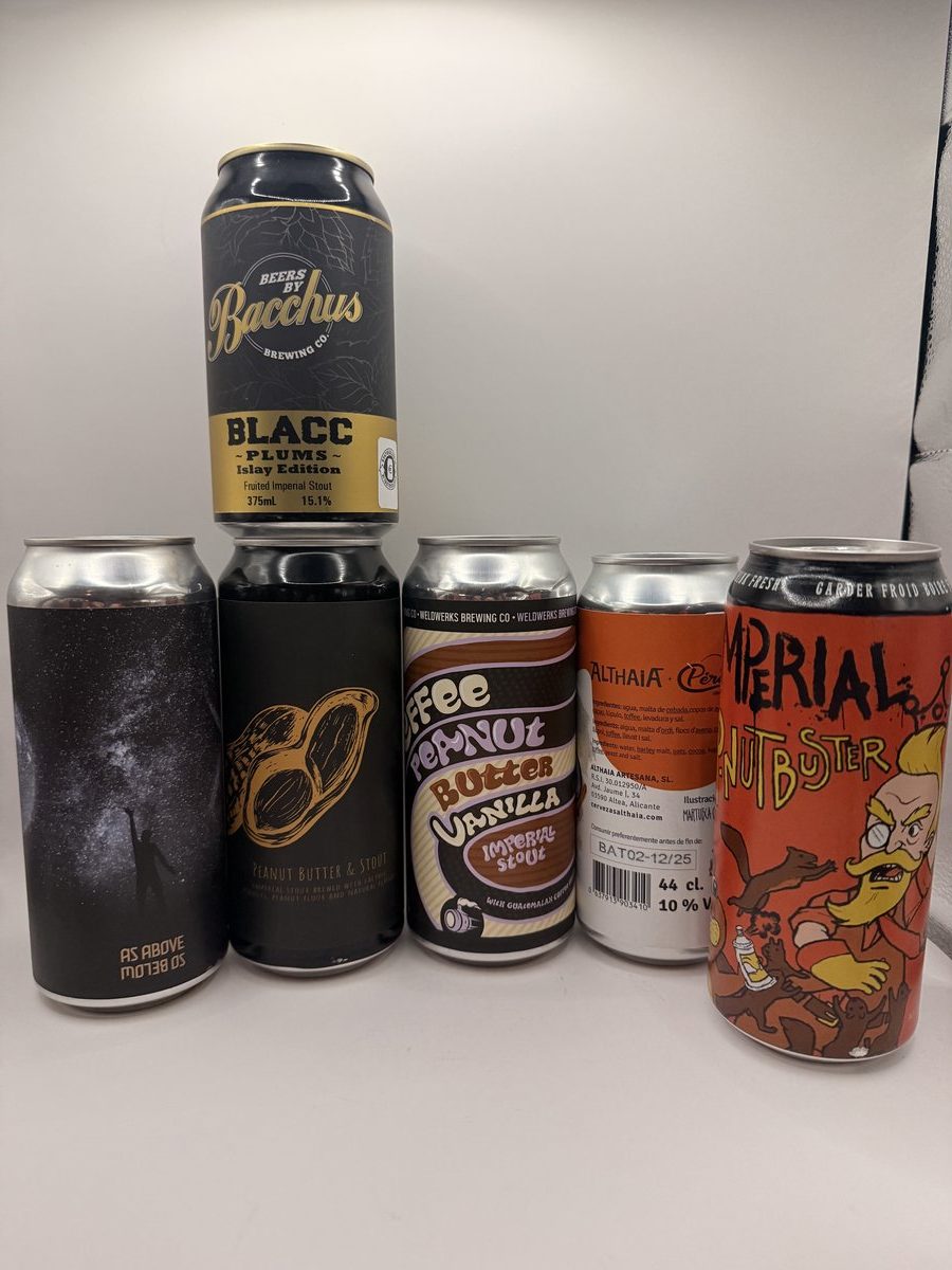 Craft Beer Selection — 6 Imperial Stouts & Pastry Stouts