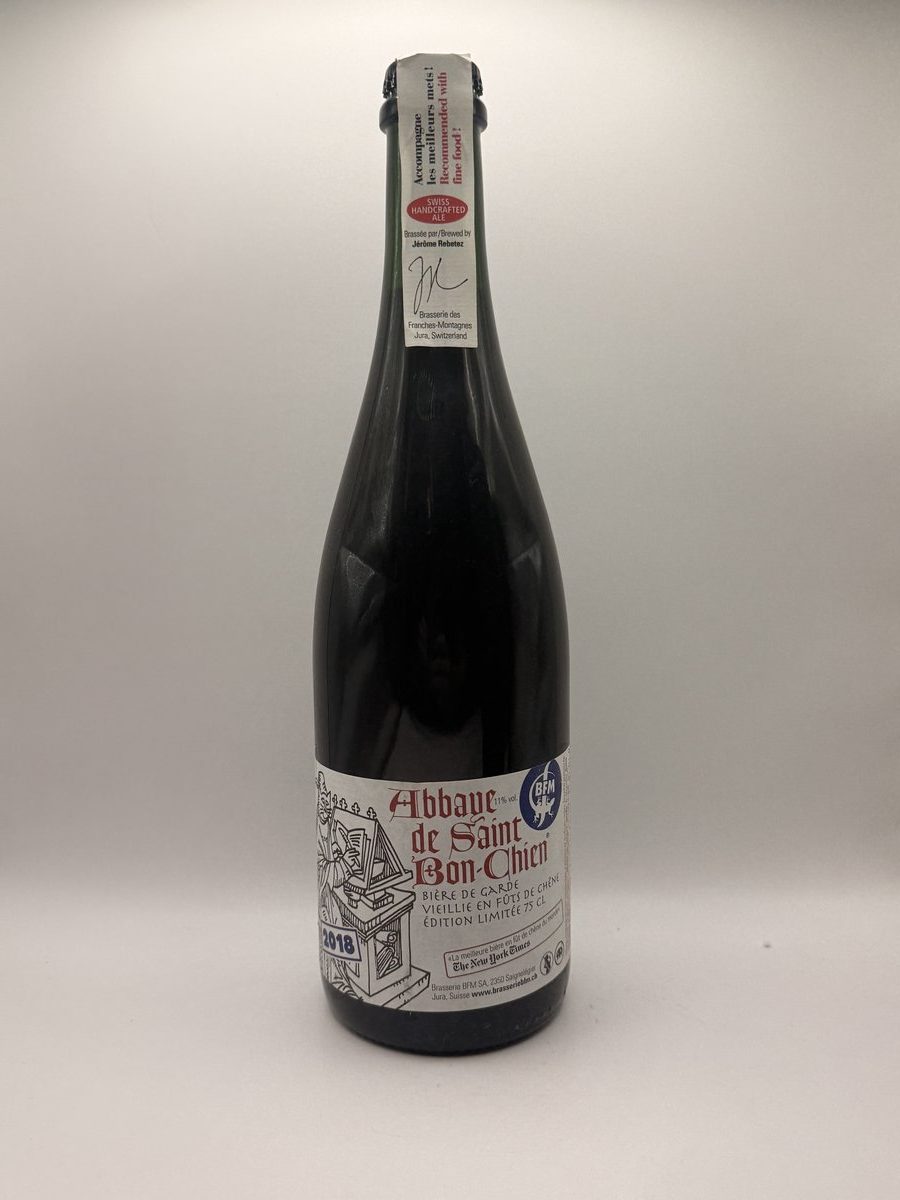 BFM Abbaye de Saint Bon-Chien 2018 Barrel-Aged Sour Ale | Switzerland