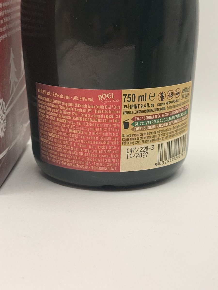 Baladin Noël Gentile 2021 Belgian Strong Dark Ale | Birrificio Baladin