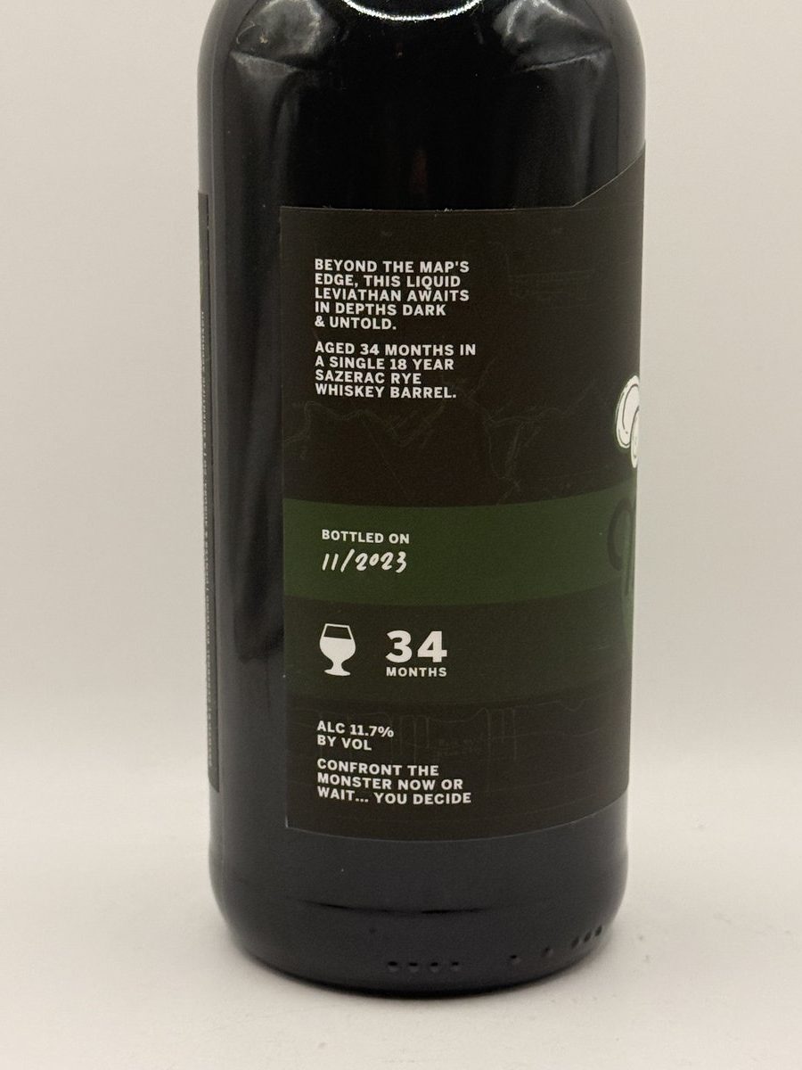 Cerebral Brewing Here Be Monsters Sazerac Rye | Imperial Stout