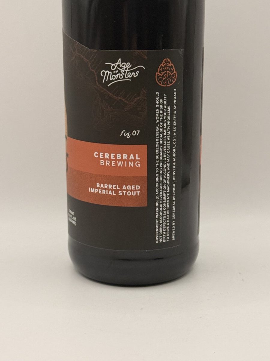 Cerebral Brewing Double Barrel Here Be Monsters EH Taylor 2023 Imperial Stout