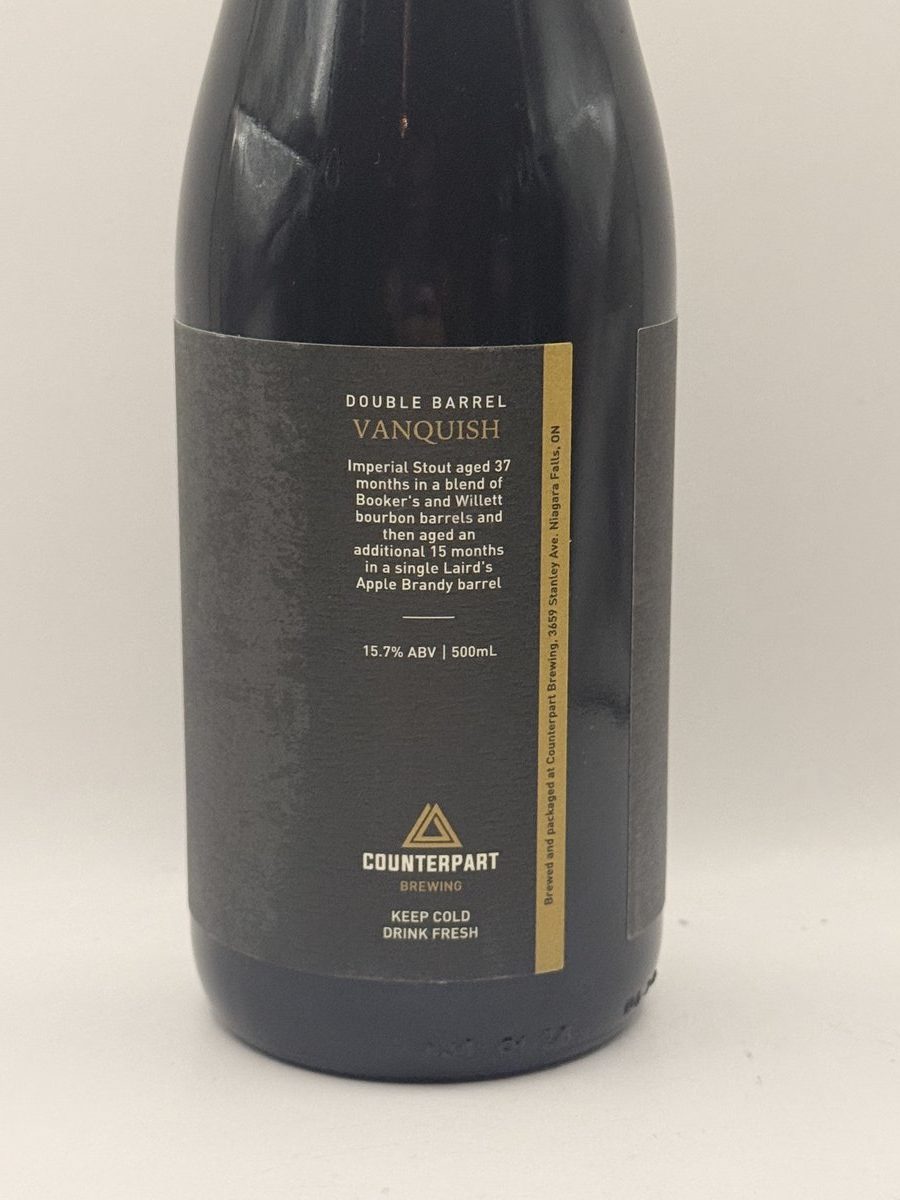 Counterpart Brewing Double Barrel Vanquish | Imperial Stout