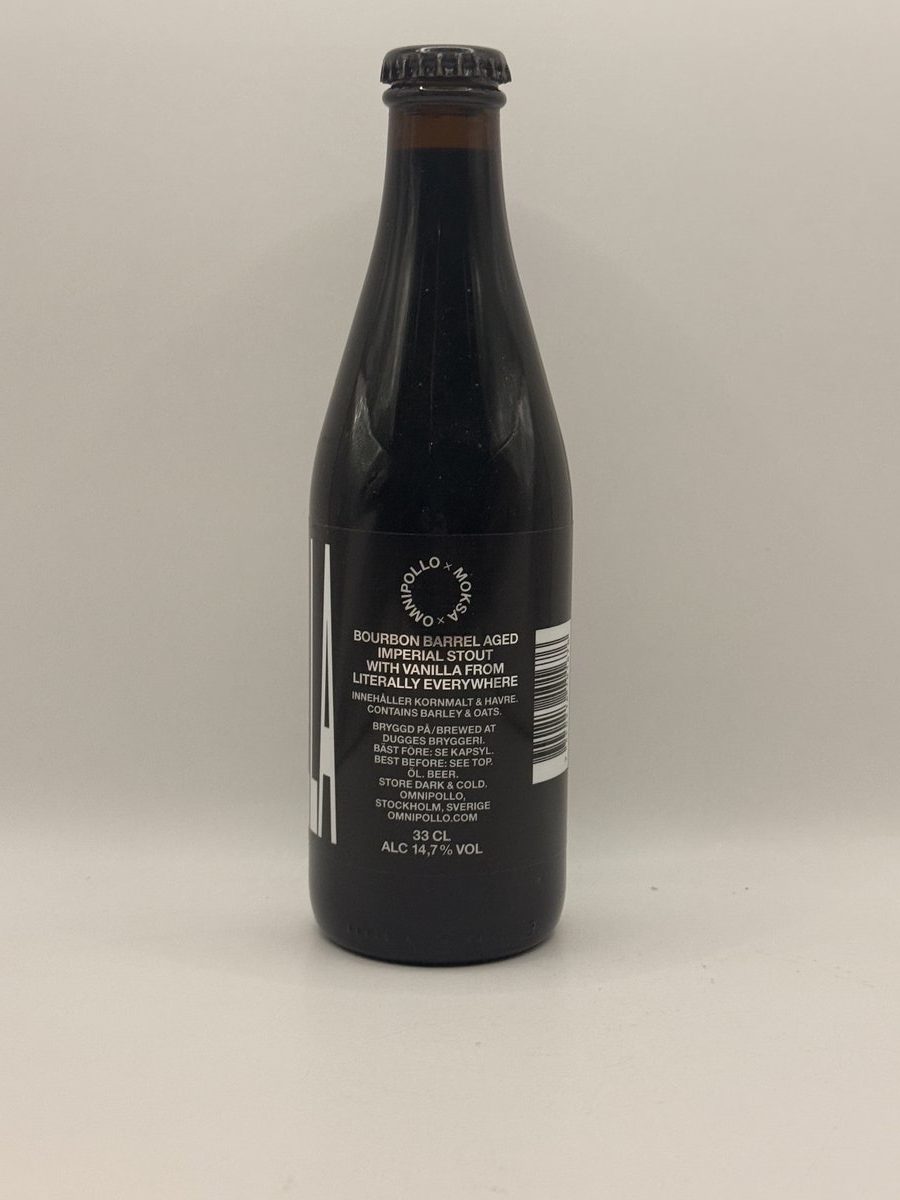 Omnipollo All The Vanilla | Barrel-Aged Imperial Stout x Moksa