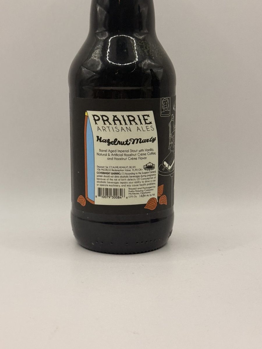 Prairie Artisan Ales Hazelnut Marty | Barrel-Aged Imperial Coffee Stout