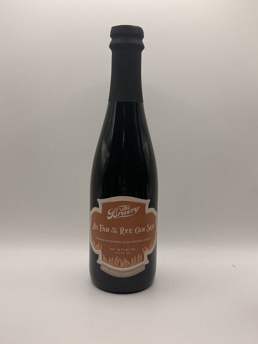 The Bruery As Far As the Rye Can See | Double Barrel-Aged Imperial Stout 18.7%