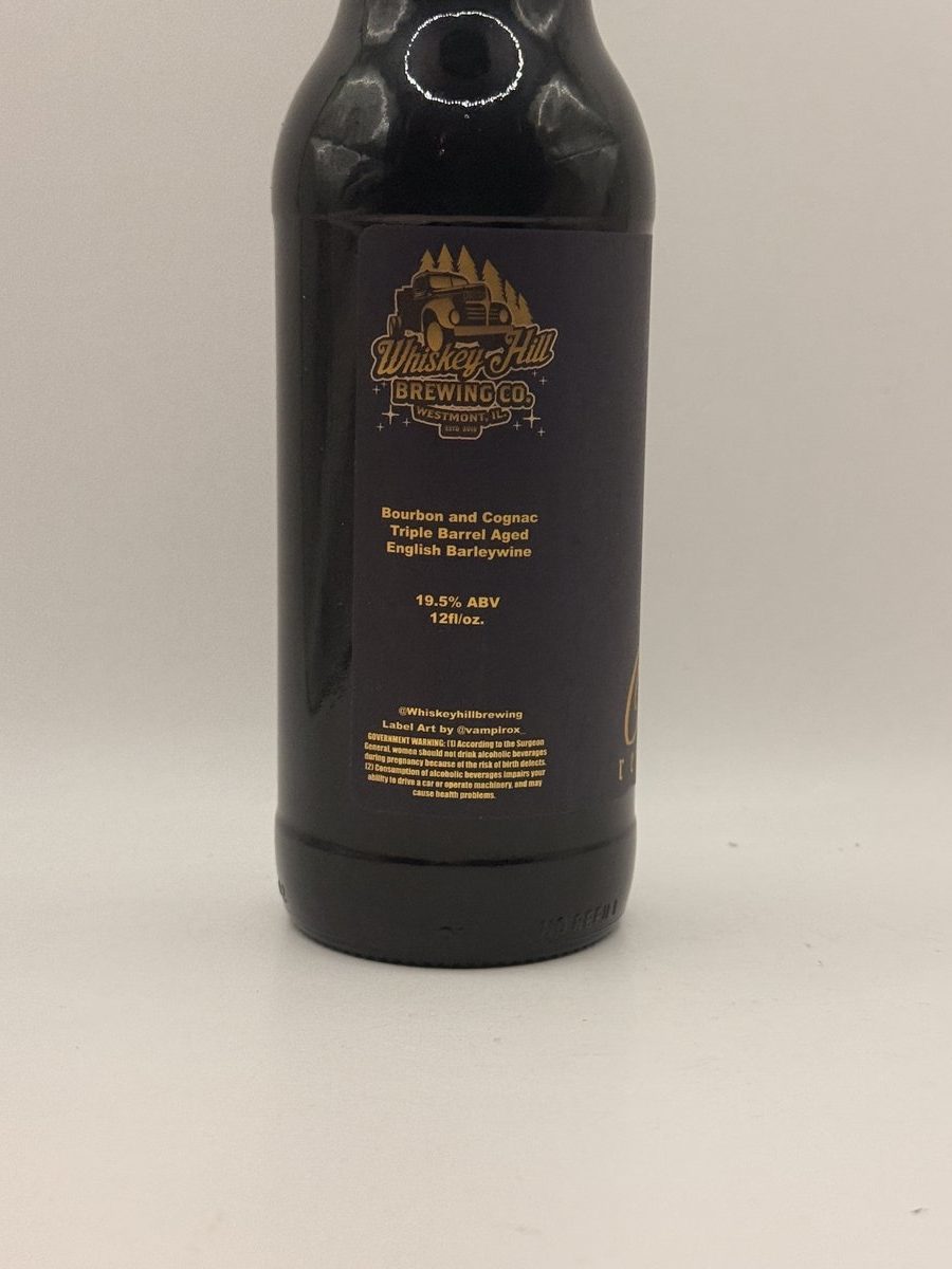 Whiskey Hill Brewing Opus Reserve | Triple BA English Barleywine 19.5%