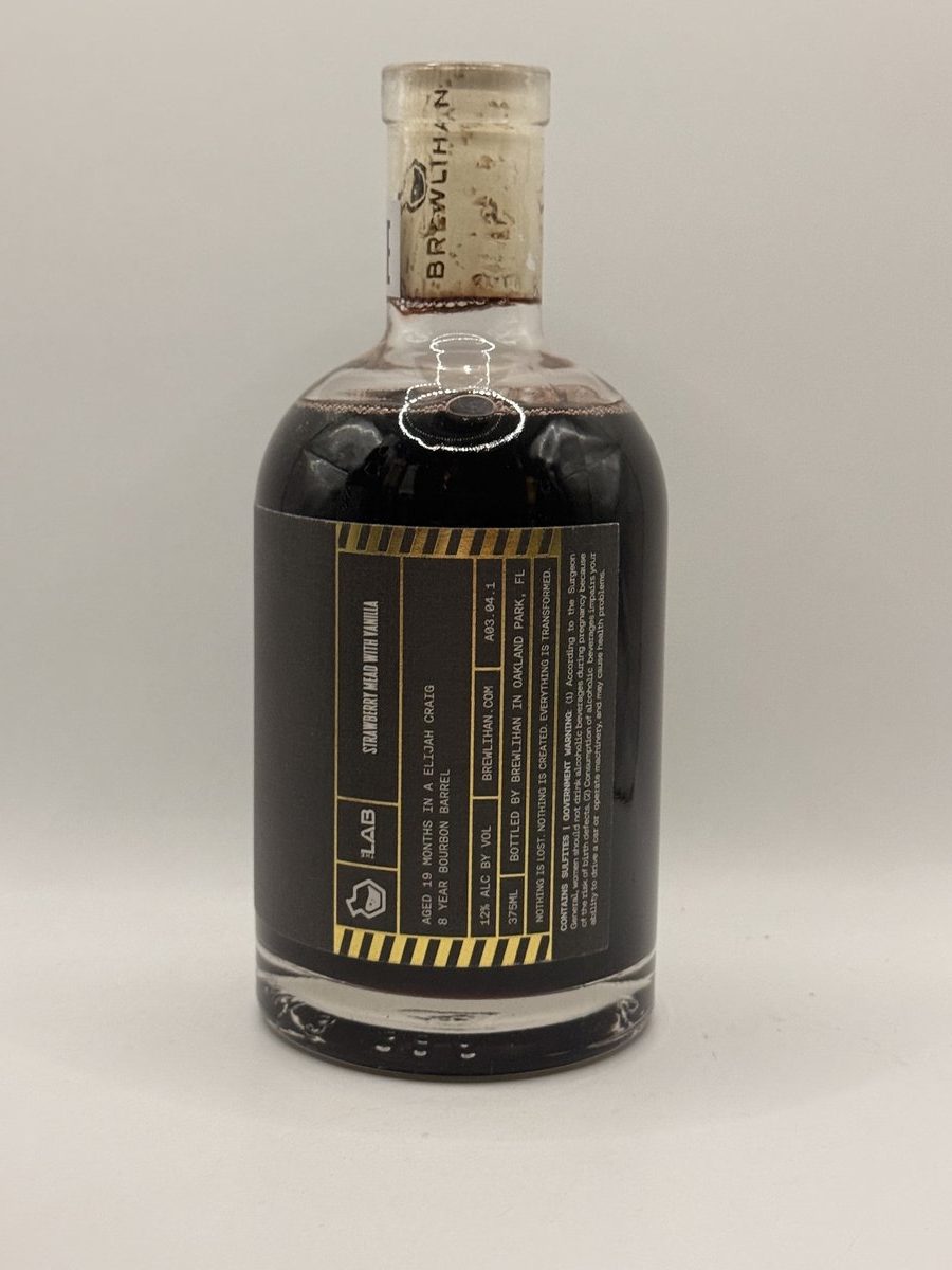 Brewlihan Barrel-Aged Fragarian Embers Shortcake | Mead Melomel