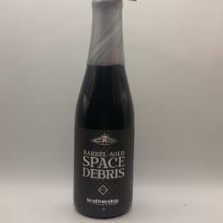 Brothership Brewing Barrel-Aged Space Debris Coconut (2025) Imperial Pastry Stout Silver Wax
