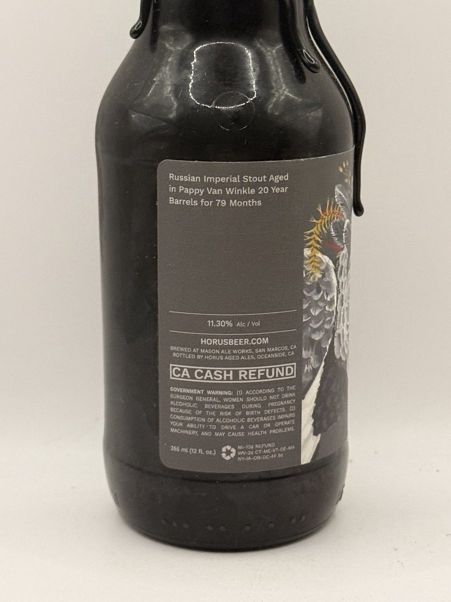 Horus Aged Ales Bird Flies By And You Forget | Russian Imperial Stout