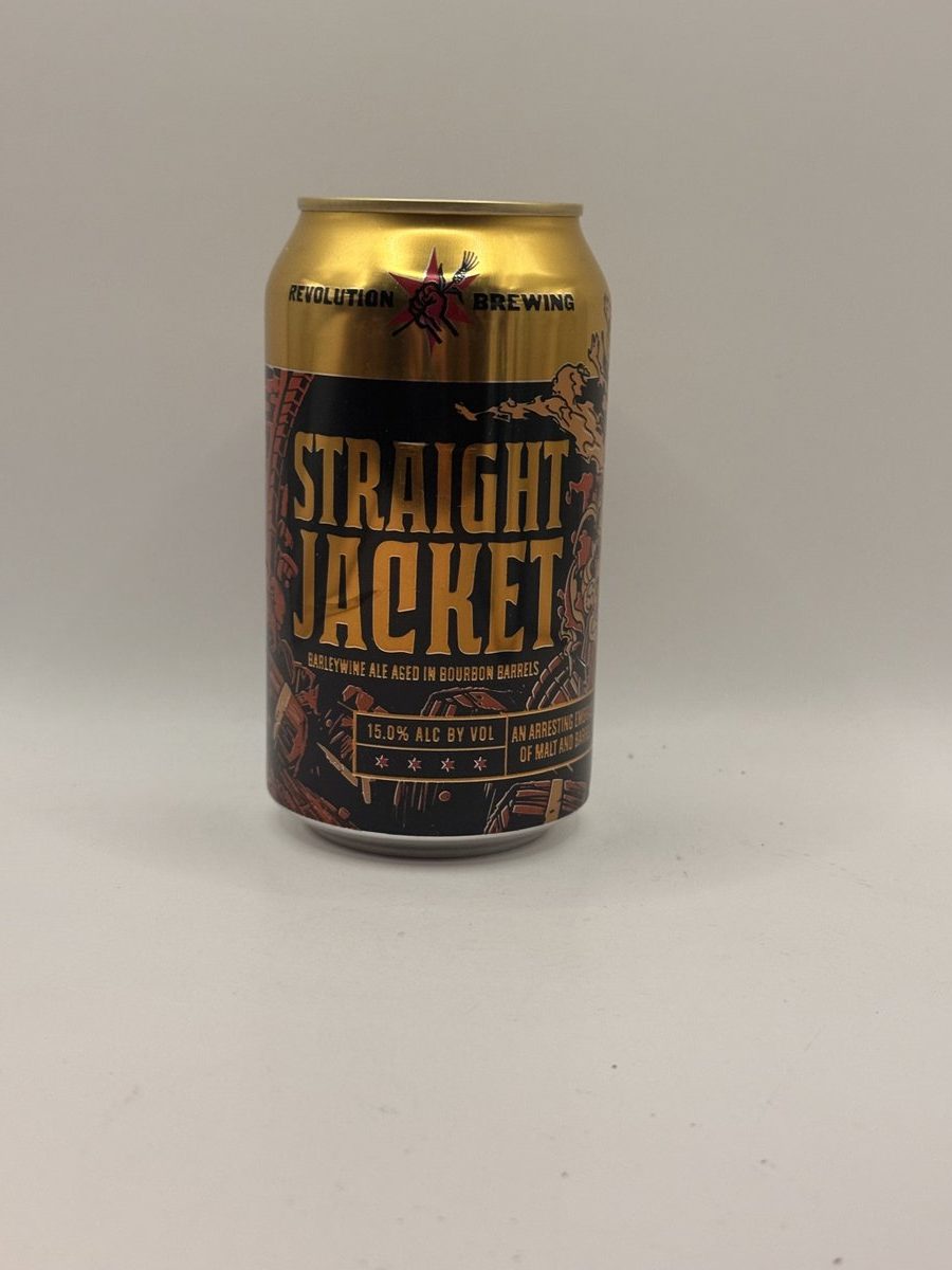 Revolution Brewing Straight Jacket 2025 | Bourbon Barrel-Aged Barleywine
