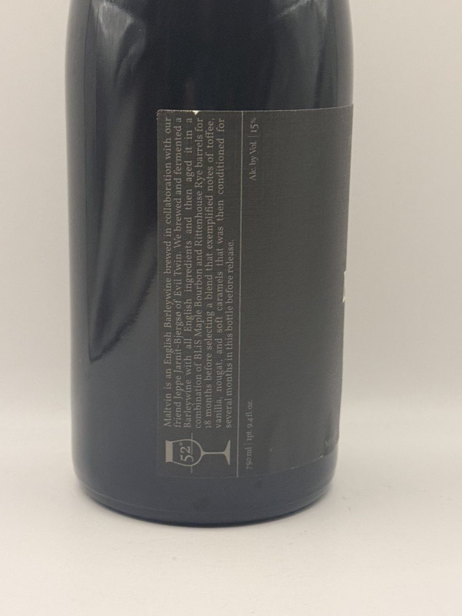 Side Project Brewing Maltvin Blend 1 | Barrel-Aged English Barleywine 15%