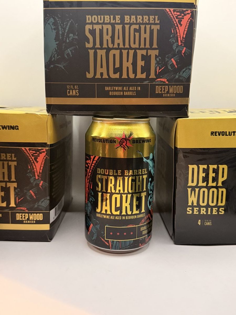 Revolution Brewing Double Barrel Straight Jacket 2026 English Barleywine